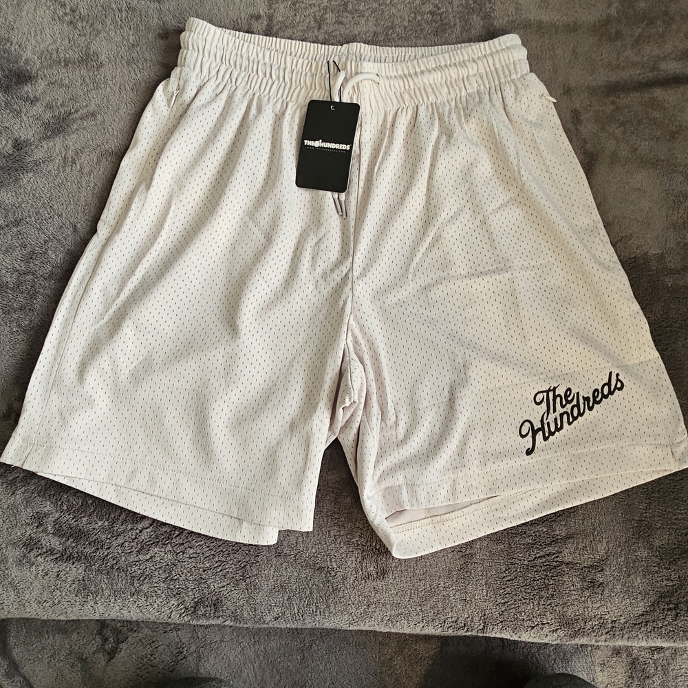 The Hundreds Light Gray Athletic Shorts